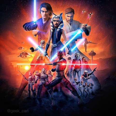 STAR WARS: CLONE WARS LLEGAR&Aacute; A DISNEY + 
